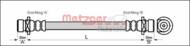 4113506 METZ - Przewód hamulcowy elastyczny METZGER HONDA