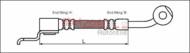 4113522 METZ - Przewód hamulcowy elastyczny METZGER JEEP