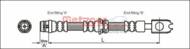 4116205 METZ - Przewód hamulcowy elastyczny METZGER /ze śrubą / VAG
