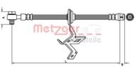 4116208 METZ - Przewód hamulcowy elastyczny METZGER DB