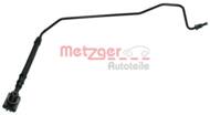 4119356 METZ - Przewód hamulcowy elastyczny METZGER /tył L/ VAG AUDI A6 97-05