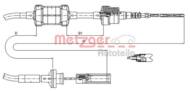 462.1 METZ - Linka sprzęgła METZGER FIAT