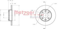 6110014 METZ - Tarcza hamulcowa METZGER OPEL