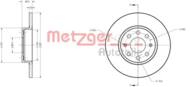 6110246 METZ - Tarcza hamulcowa METZGER FIAT/OPEL