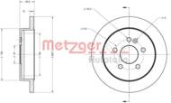 6110491 METZ - Tarcza hamulcowa METZGER DB