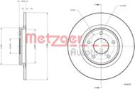 6110773 METZ - Tarcza hamulcowa METZGER CHRYSLER/FIAT