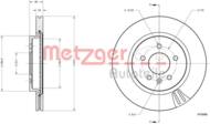 6110808 METZ - Tarcza hamulcowa METZGER OPEL