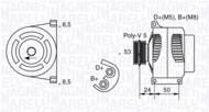 MAN7002 MAG - Alternator MAGNETI MARELLI 