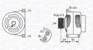 MAN7027 MAG - Alternator MAGNETI MARELLI 