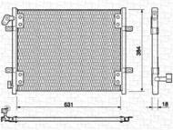 BC139 MAG - Skraplacz klimatyzacji MAGNETI MARELLI 