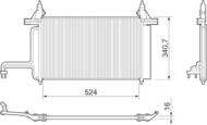 BC153 MAG - Skraplacz klimatyzacji MAGNETI MARELLI 