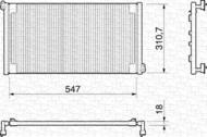 BC155 MAG - Skraplacz klimatyzacji MAGNETI MARELLI 