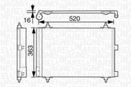 BC628 MAG - Skraplacz klimatyzacji MAGNETI MARELLI 