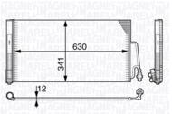 BC722 MAG - Skraplacz klimatyzacji MAGNETI MARELLI 