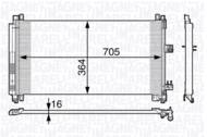 BC724 MAG - Skraplacz klimatyzacji MAGNETI MARELLI 