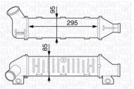 MST236 MAG - Chłodnica powietrza (intercooler) MAGNETI MARELLI