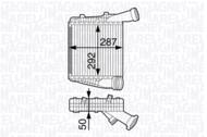 MST240 MAG - Chłodnica powietrza (intercooler) MAGNETI MARELLI