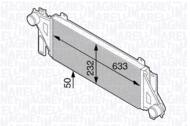 MST258 MAG - Chłodnica powietrza (intercooler) MAGNETI MARELLI