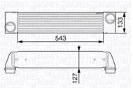 MST274 MAG - Chłodnica powietrza (intercooler) MAGNETI MARELLI