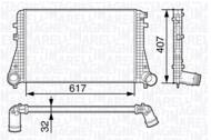 MST285 MAG - Chłodnica powietrza (intercooler) MAGNETI MARELLI