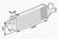 MST333 MAG - Chłodnica powietrza (intercooler) MAGNETI MARELLI