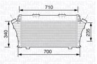 MST346 MAG - Chłodnica powietrza (intercooler) MAGNETI MARELLI