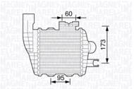 MST347 MAG - Chłodnica powietrza (intercooler) MAGNETI MARELLI