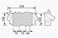 MST349 MAG - Chłodnica powietrza (intercooler) MAGNETI MARELLI