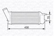 MST353 MAG - Chłodnica powietrza (intercooler) MAGNETI MARELLI