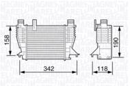 MST356 MAG - Chłodnica powietrza (intercooler) MAGNETI MARELLI