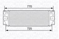 MST363 MAG - Chłodnica powietrza (intercooler) MAGNETI MARELLI