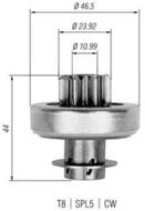 AMB0272 MAG - Bendix rozrusznika MAGNETI MARELLI 