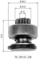 AMB0329 MAG - Bendix rozrusznika MAGNETI MARELLI 